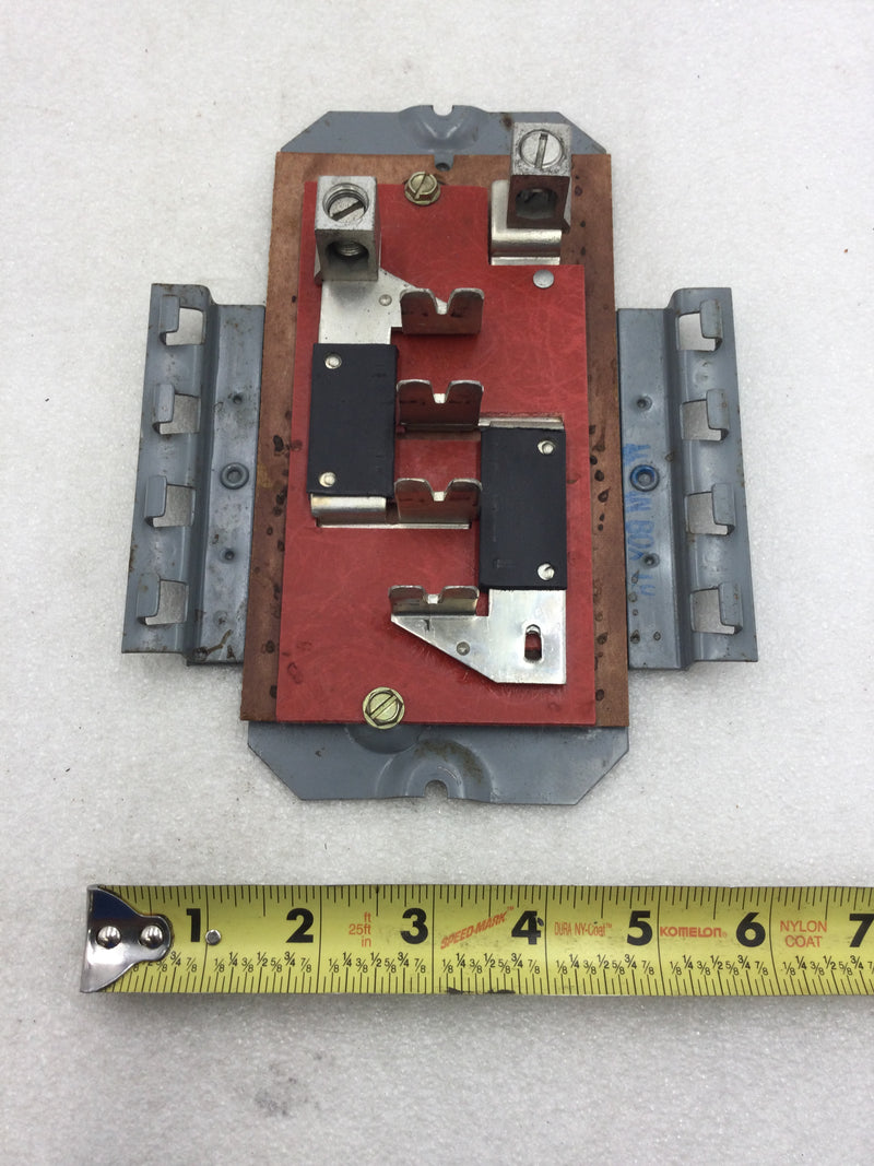 ITE 4 Space Single Phase 60 Amp 120/240 VAC Breaker Panel Guts Only 6" X 8"