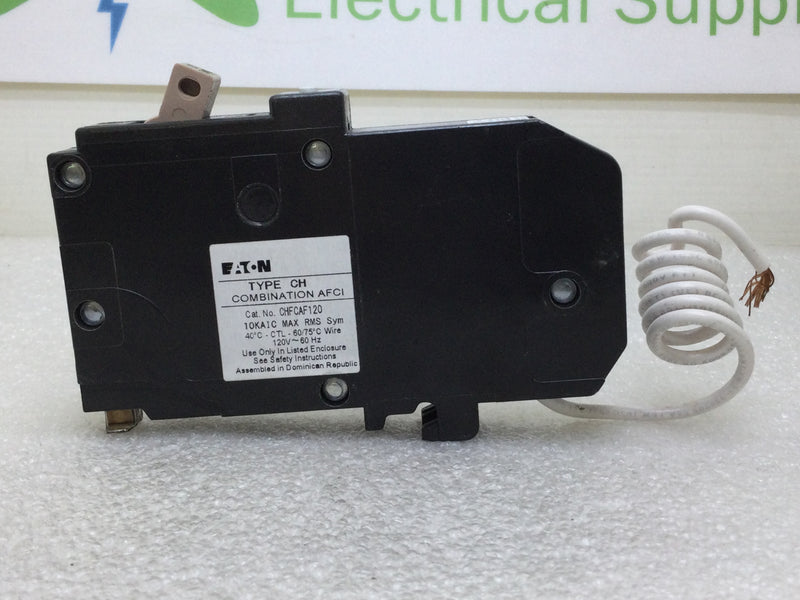 Eaton Cutler Hammer CHFCAF120 AFCI 20 Amp 1 Pole Circuit Breaker