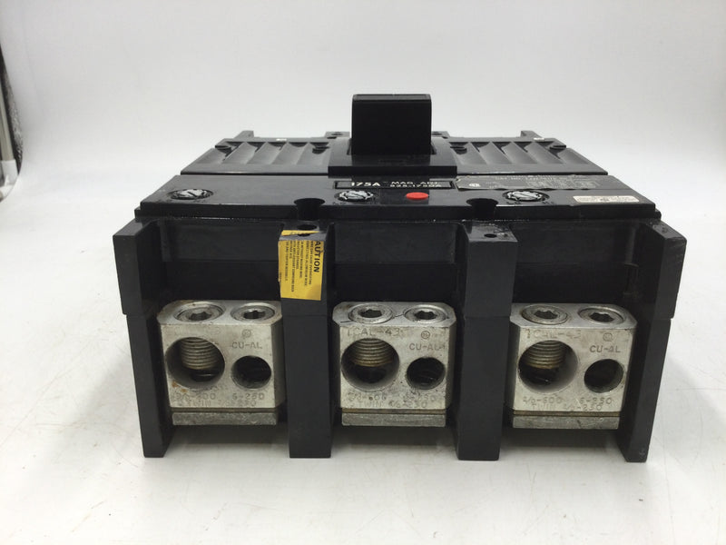 GE General Electric TJJ436175 Mod 5 175 Amp 3 Pole 600 VAC Circuit Breaker