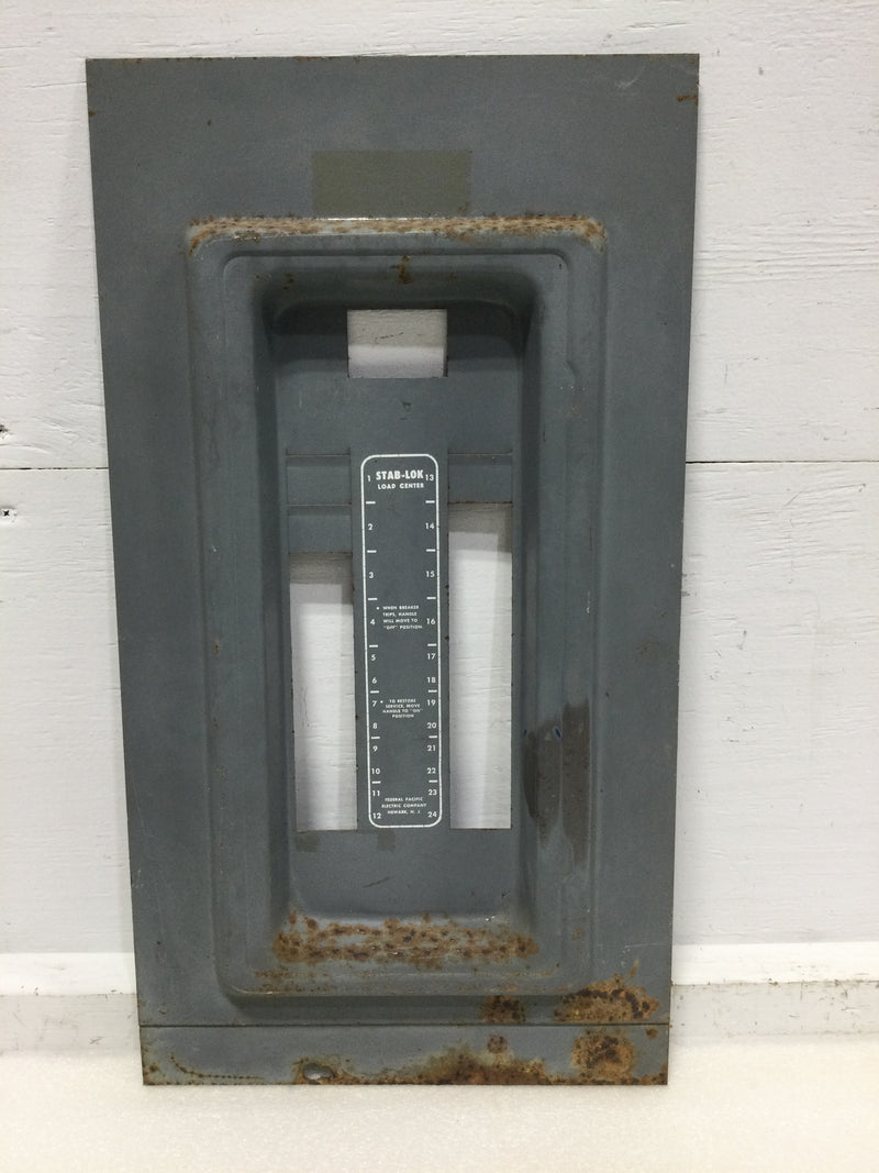FPE Federal Pacific Electric Dead Front With Main 24 Space 21" x 11 1/2"