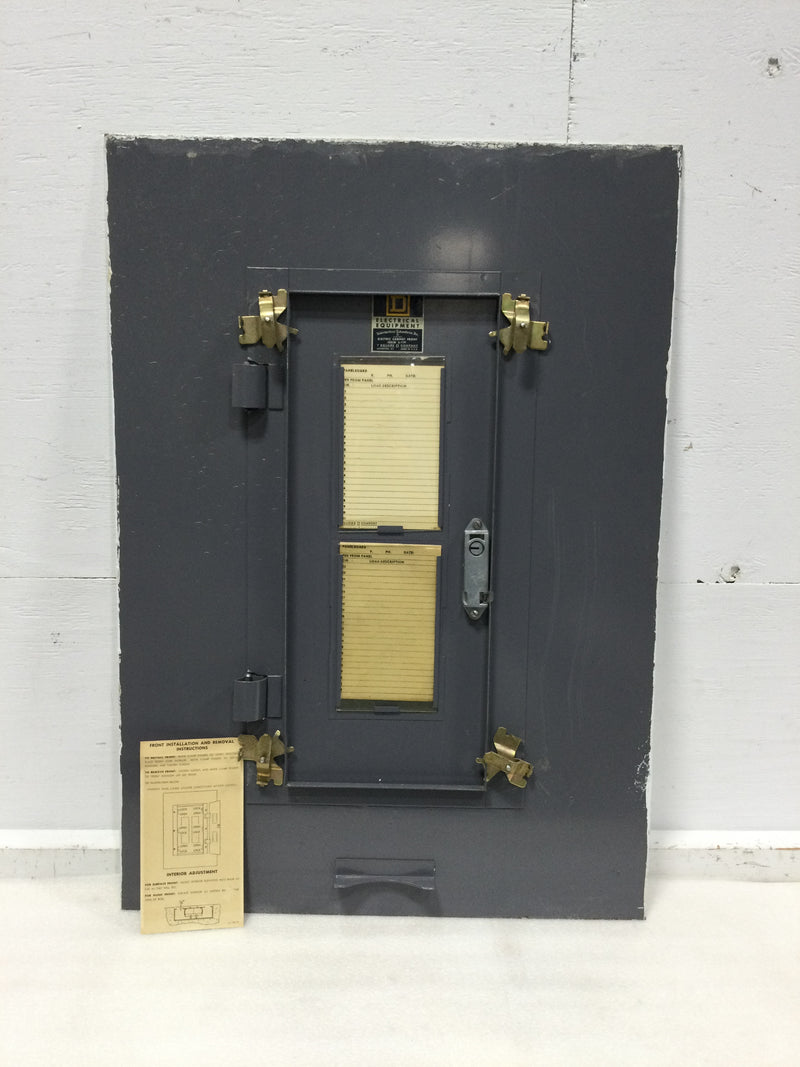 Square D Electric Cabinet Front NQOB/QOB Commercial Panelboard Cover/Door Only 30 1/2" x 21 1/2"