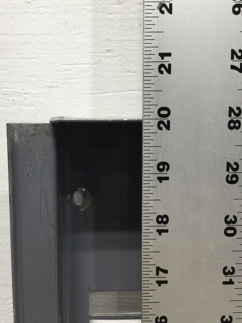 Square D NQOB-7-4891-1A Dead Front Only 30 Space 100 Amp 120/208V 3 Phase 4 Wire 120/240V 3 Phase 3 Wire 19 3/4" x 8 3/4"