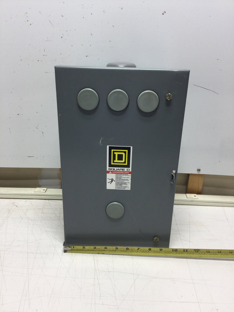 Square D 8903LH60V02 Lighting Contactor Nema 3R Enclosure Only 9" X 15"