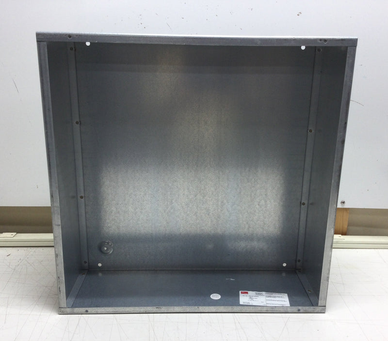 Hoffman ASG18X18X6NK 18"(H) x 18"(W) x 6"(D) Galvanized Screw Cover Pull Box (New Missing Cover)