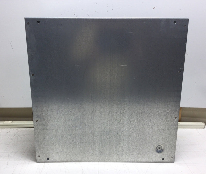 Hoffman ASG18X18X6NK 18"(H) x 18"(W) x 6"(D) Galvanized Screw Cover Pull Box (New Missing Cover)