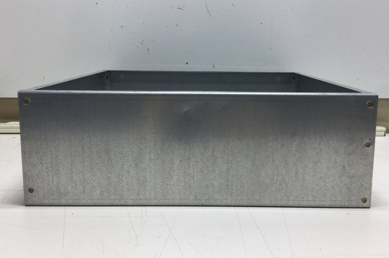 Hoffman ASG18X18X6NK 18"(H) x 18"(W) x 6"(D) Galvanized Screw Cover Pull Box (New Missing Cover)