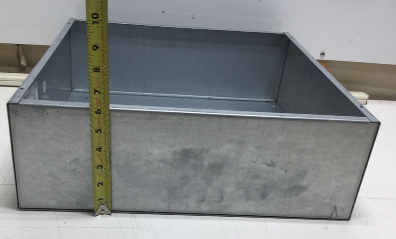 Hoffman ASG18X18X6NK 18"(H) x 18"(W) x 6"(D) Galvanized Screw Cover Pull Box (New Missing Cover)