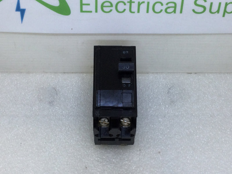 Square D QO230 30 Amp 2 Pole 240V Circuit Breaker - Black Face