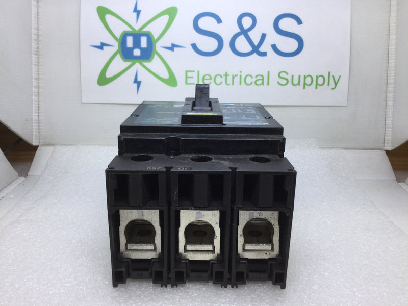 Square D JDL36250 JD250 250 Amp 3 Pole PowerPact Circuit Breaker