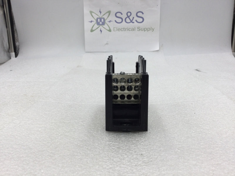 Edison HPB312-1 Power Distribution Block 310-600 VAC 350 MCM AWG to 4 AWG Wire Sizes