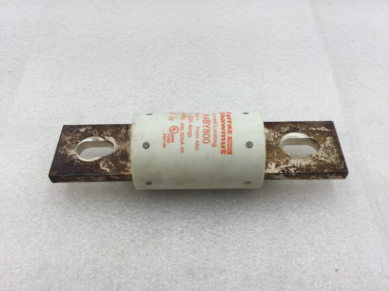 Shawmut A4BY800 800 Amp Form 480 Class L Fuse 600 VAC 200,000 IR