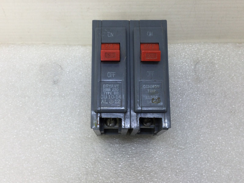 Bryant HBR220 20 Amp 2 Pole Circuit Breaker