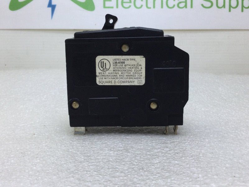 Square D QO245 45 Amp 2 Pole 120/240VAC Type QO Circuit Breaker - Black Face