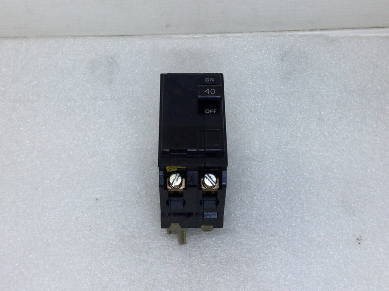 Square D QO240 40 Amp 2 Pole 120/240VAC Type QO Circuit Breaker - Long Foot