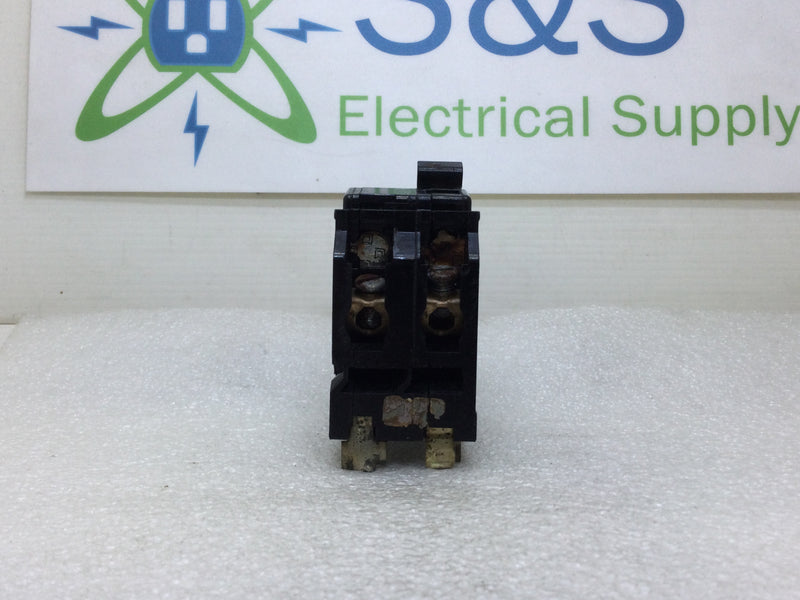 Square D QO240 40 Amp 2 Pole 120/240VAC Type QO Circuit Breaker - Shaved Foot