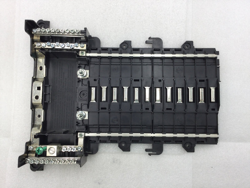 Square D QO124M100P QO Convertible Main 100 Amp 12 Space/24 Circuit Load Center Guts Only 9" X 13"