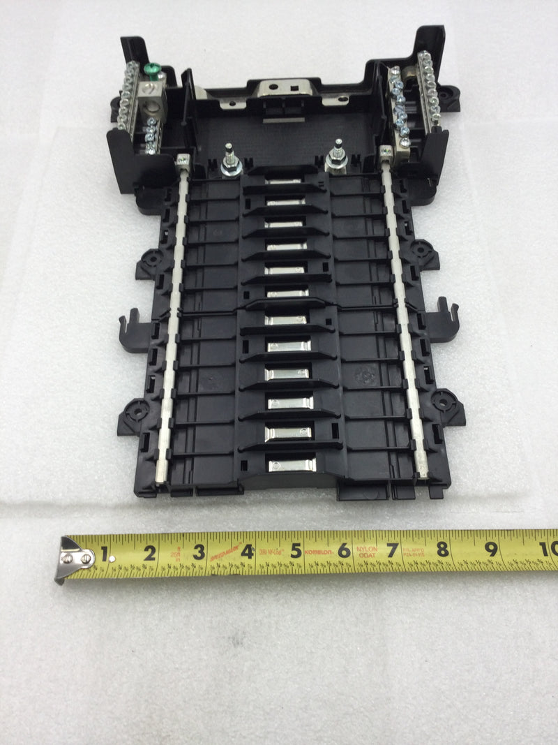 Square D QO124M100P QO Convertible Main 100 Amp 12 Space/24 Circuit Load Center Guts Only 9" X 13"