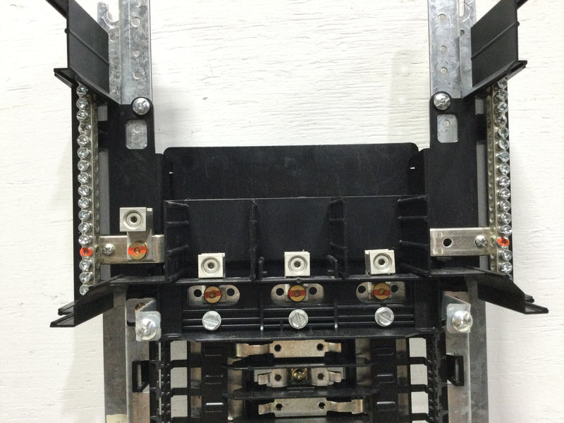 Square D Schneider Electric NQ Panelboard Interior, main lugs, 100A,, 42 pole spaces, 3 phase, 4 wire, Gust Only