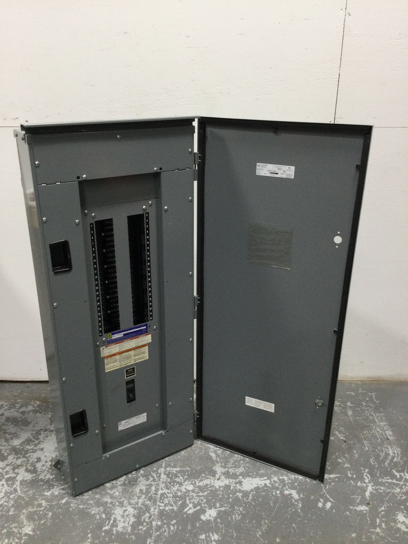 Square D NQ442L2C 225 Amp 240v 3 Phase 4 Wire Type 1 42 Space Panelboard in MH50WP NEMA 3R, 5 & 12 enclosure w/Main Breaker 50" x 20"