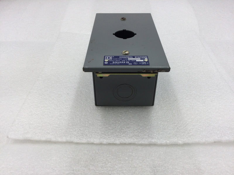 Square D 9001KZP1 Series A Type K 600v Control Station Enclosure