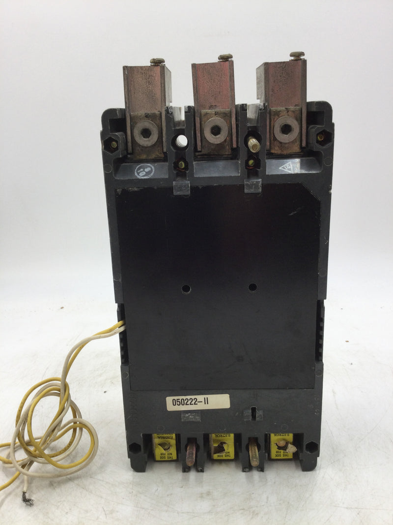 Cutler Hammer KD3400F 400 Amp 600V 3 Pole Trip KT3400T Circuit Breaker