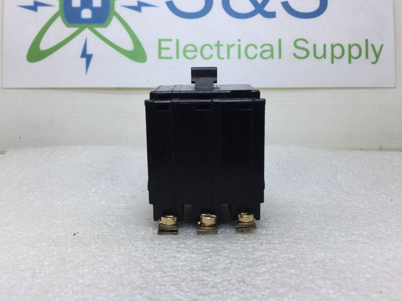 Square D QOB315 15 Amp 3 Pole 240v Molded Case Circuit Breaker - Black Face