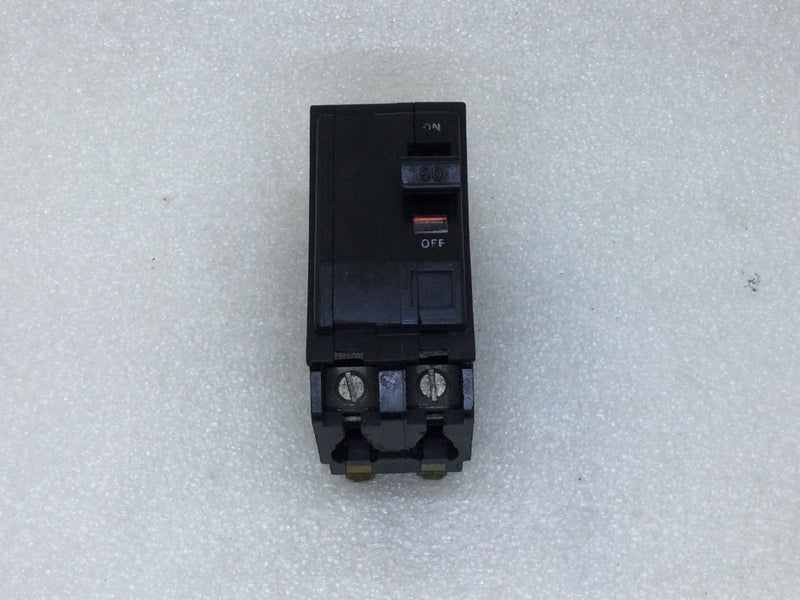 Square D QOB260 60 Amp 2 Pole 120/240VAC Type QOB Circuit Breaker - Black Face