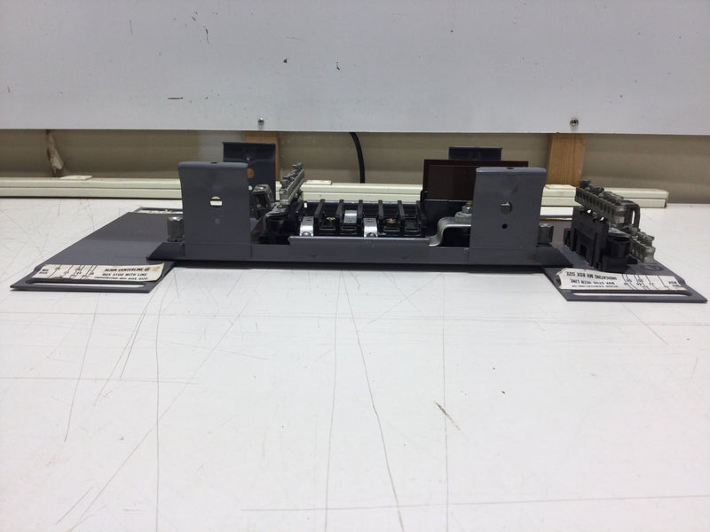 Square D NQOB-7-8050-3B 100 Amp 6 Space/12 Circuit 3 Phase Load Center Guts Only with Dead Front Cover 11" X 20"