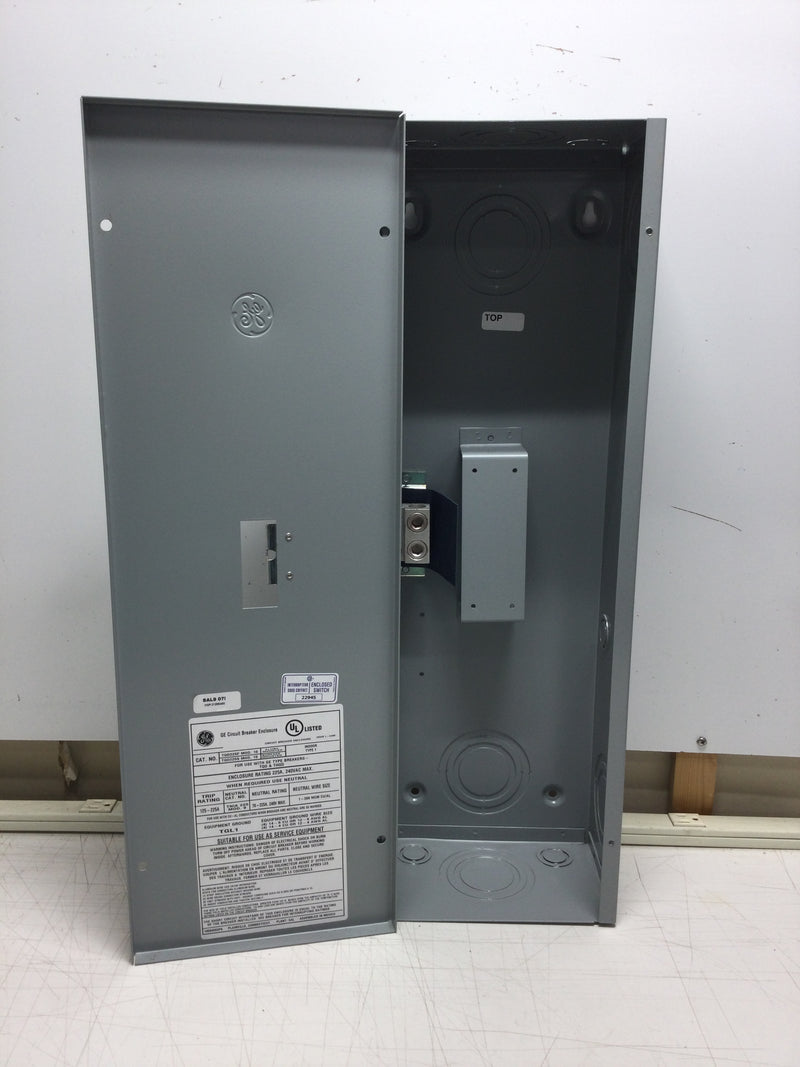 GE General Electric TQD225S Surface Mounted Circuit Breaker Enclosure for TQD & THQD Breakers Rated for 225 Amps and 240 VAC