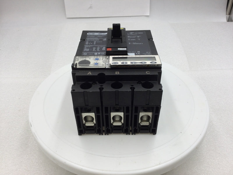 Square D HJL36100U44X 100 Amp 3 Pole 600v Micrologic Circuit Breaker