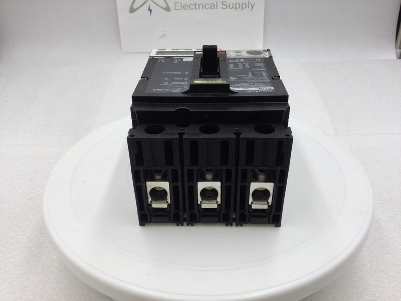 Square D HJL36100U44X 100 Amp 3 Pole 600v Micrologic Circuit Breaker