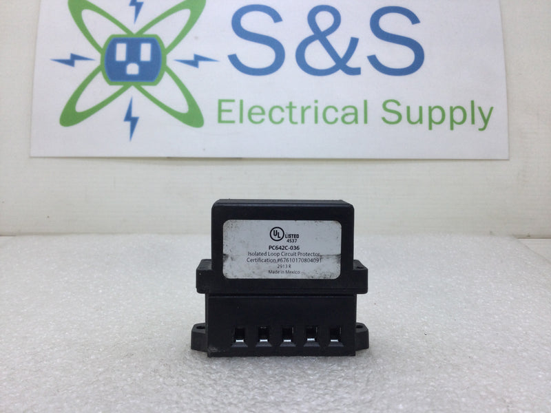 Edco PC642C-036 Isolated Loop Circuit Protector/Surge Suppressor with Base