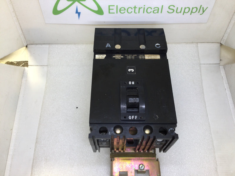 Square D FA26100AC 100 Amp 2 Poles 600v I-Line Molded Case Circuit Breaker -3 Pole Frame