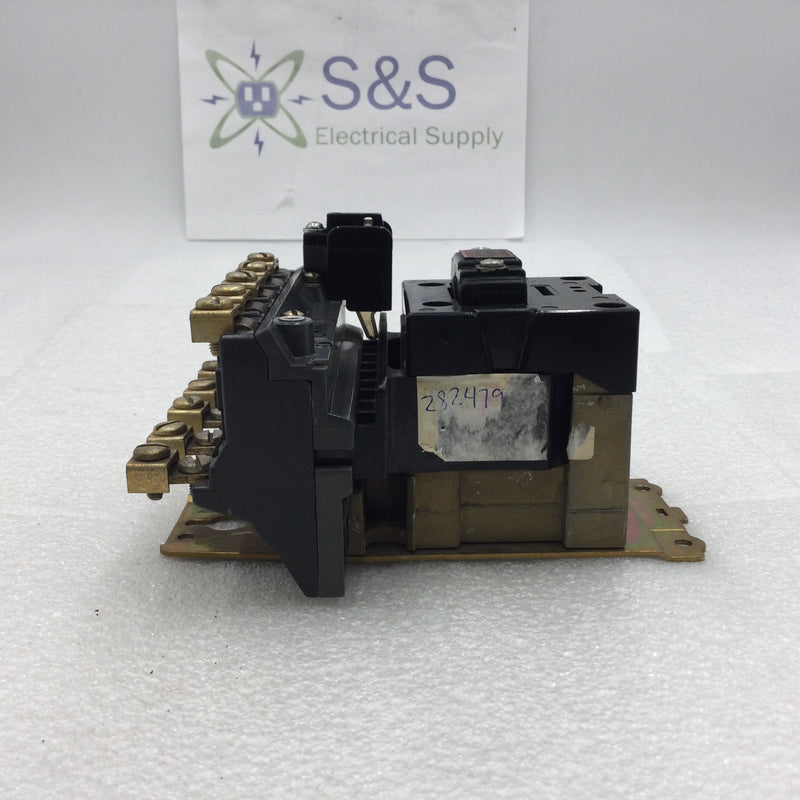 Allen-Bradley 702-BOD94 Series K Contactor 27 Amp 3 Pole 115-575 VAC 10 HP with 120 VAC Coil