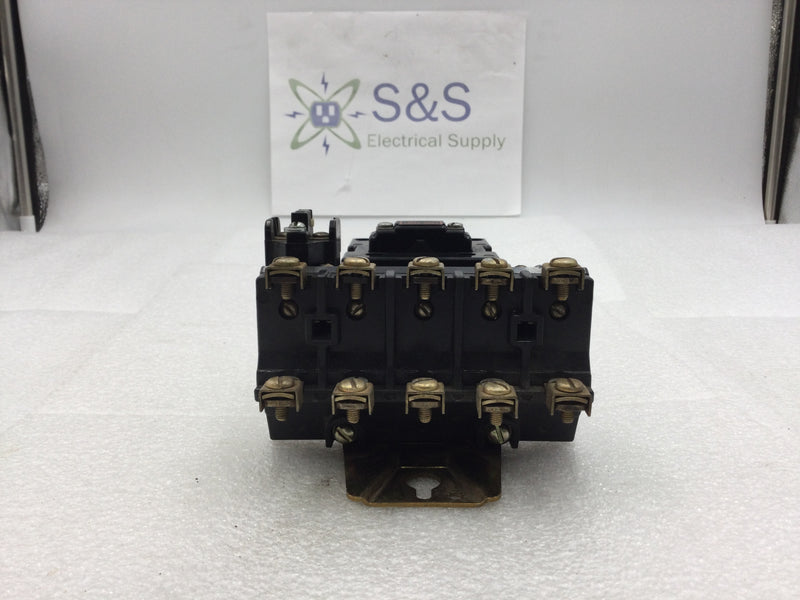 Allen-Bradley 702-BOD94 Series K Contactor 27 Amp 3 Pole 115-575 VAC 10 HP with 120 VAC Coil