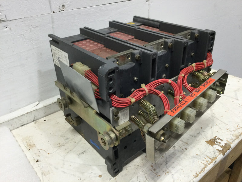 Westinghouse SPB100 800 Amp 3 Pole 600V Pow-R Breaker w/Shunt Trip 24VDC 8 Amp