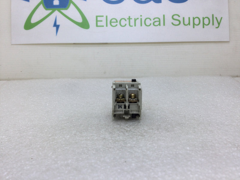 Fuji Electric SZ-A11 Auxiliary Contact Block 1 NO/1 NC 100-600 VAC 1.2-6 Amp