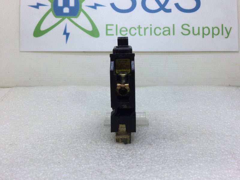 Square D QO150 50 Amp 1 Pole 120/240v Type QO Circuit Breaker - Shaved Metal Foot