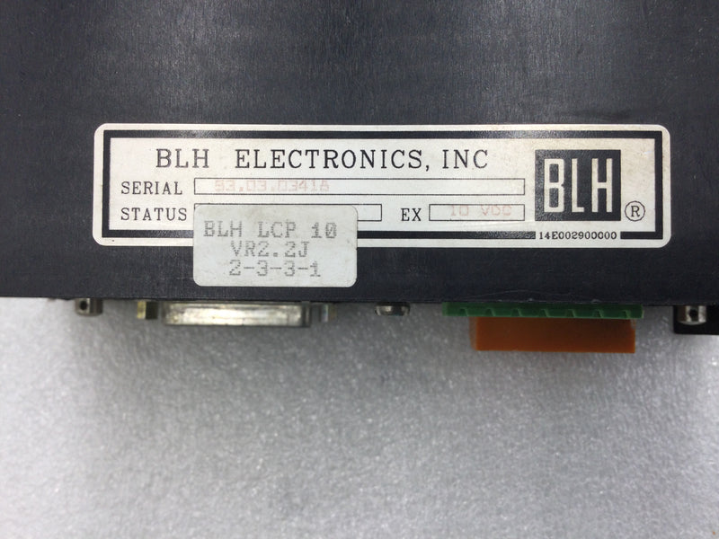 BLH Electronics LCP 10 Weight Processor VR2.2J 2-3-3-1 120 VAC