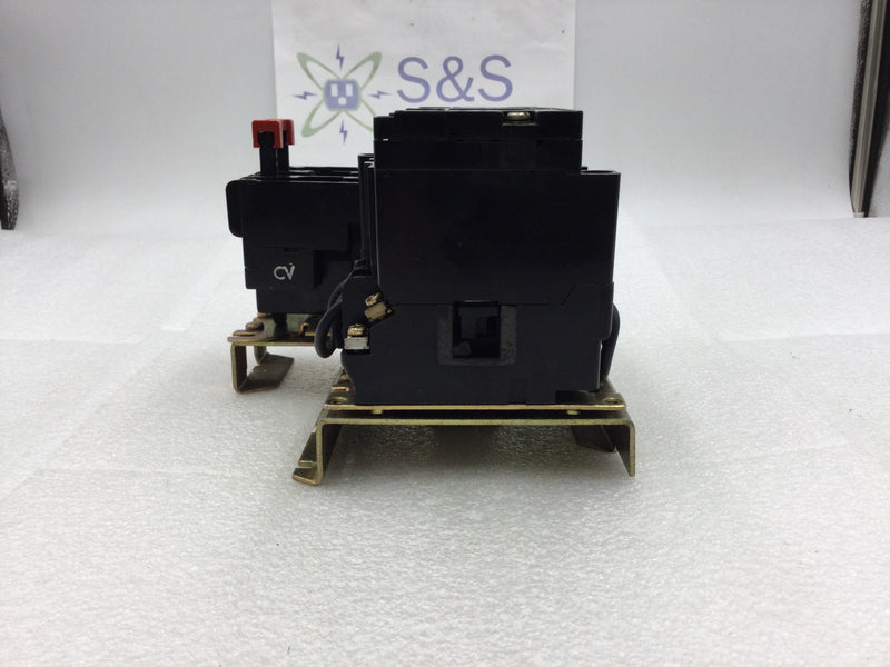 Square D 8736 SA016 Nema Size 00 Series B Reversing Starter/Contactor 3 Phase 200-575 VAC 1 1/2 to 2 HP with 120 VAC Coil