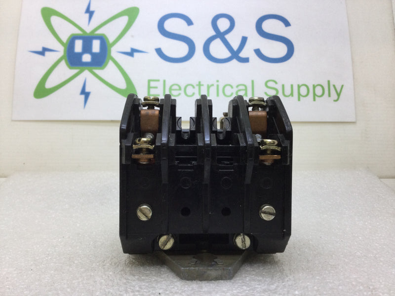 Square D 8903LO20 Series B Lighting Contactor 20 Amp 2 Pole 277-600 VAC with 120 VAC Coil