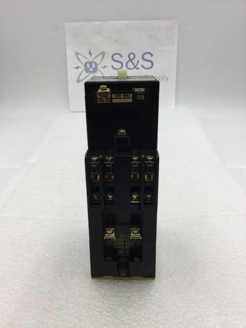 Square D 8501LO80AGE Control Relay Type L Series A-GE 8 Pole 120-600 VAC 60 Amp Max with 120 VAC Coil