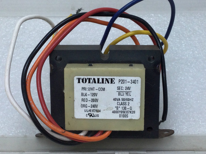 Totaline P201-3401 Transformer 40VA 50/60HZ 120/208/240V Primary 24V Secondary Class 2