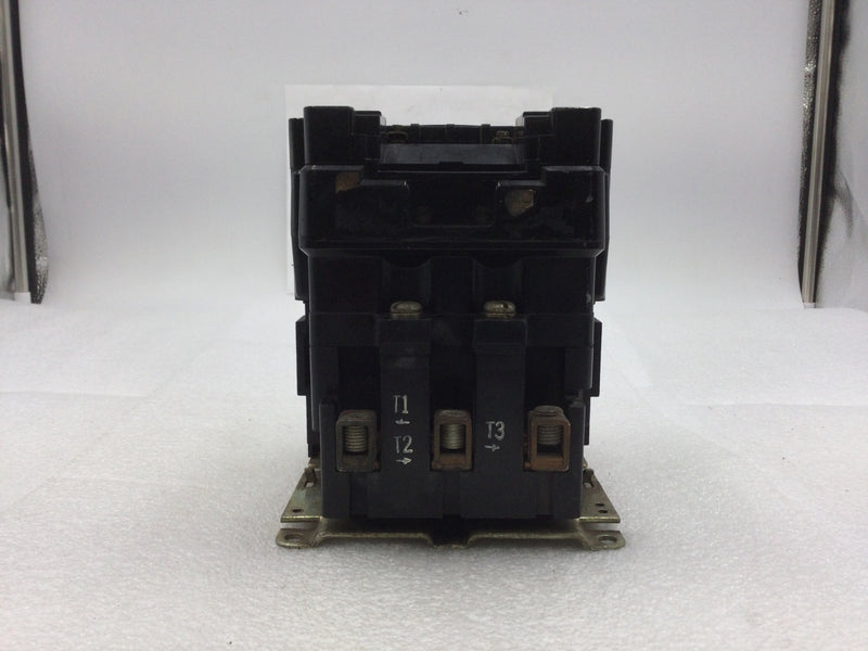 Square D 8536SE01 Series A Nema Size 3 Starter 3 Phase 200-575 VAC 25-50 HP 120 VAC Coil without Overload Relay