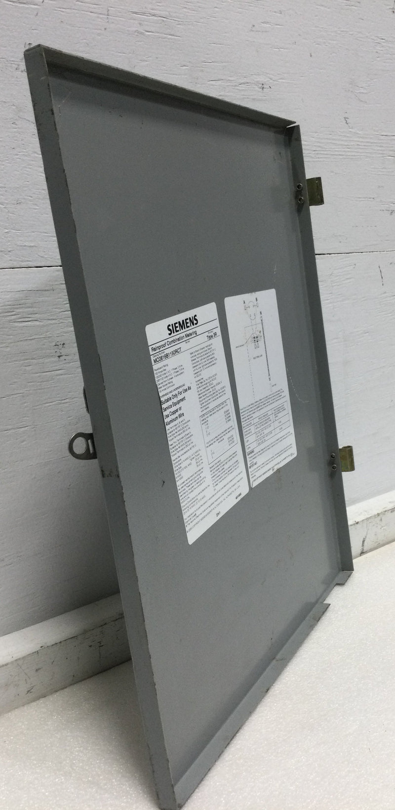 Siemens MC0816B1150RCT Rainproof Combination Metering Door Only 150 Amp 120/240V 18 1/8" x 14 3/8"