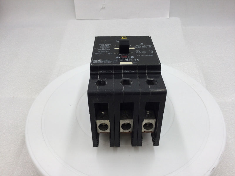 Square D EGB34090 90 Amp 3 Pole 480 Volt 65ka  Circuit Breaker