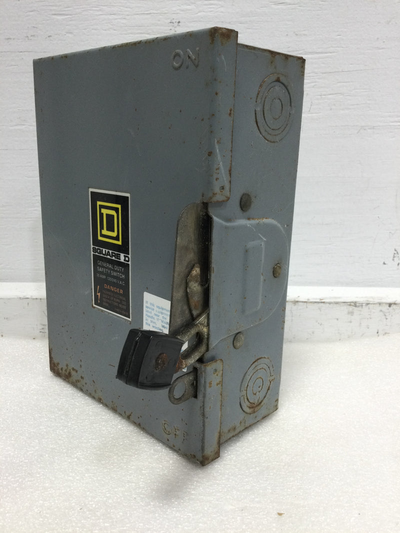 Square D D211N General Duty Safety Switch 30 AMP