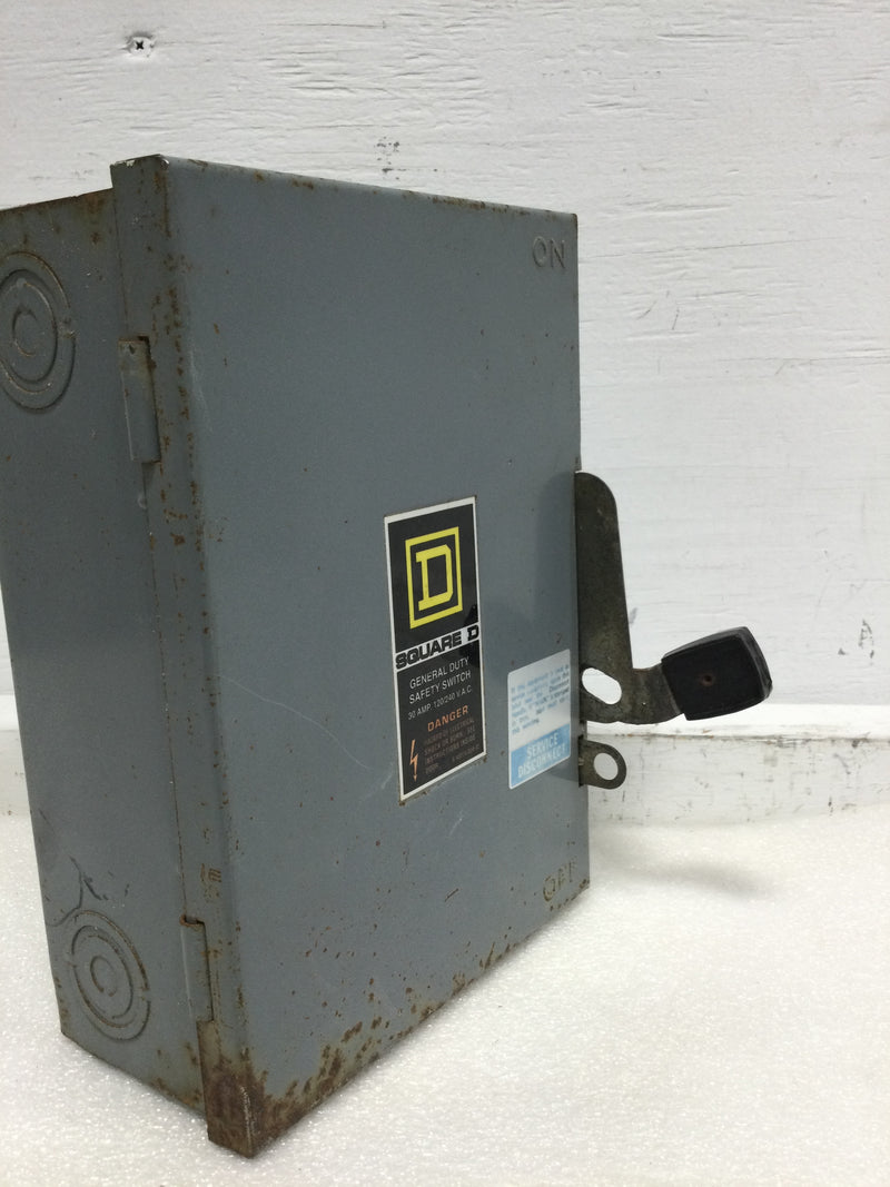 Square D D211N General Duty Safety Switch 30 AMP