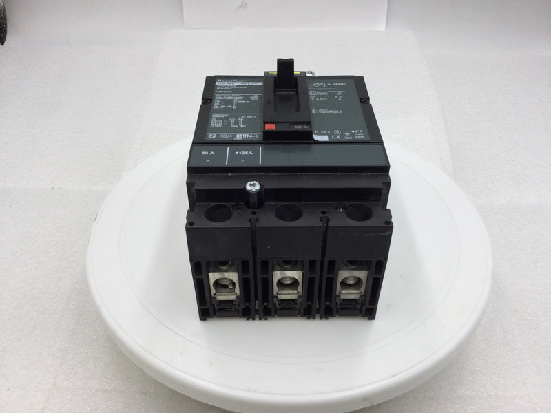 Square D HDP36060 60 Amp 3 Pole PowerPact Circuit Breaker