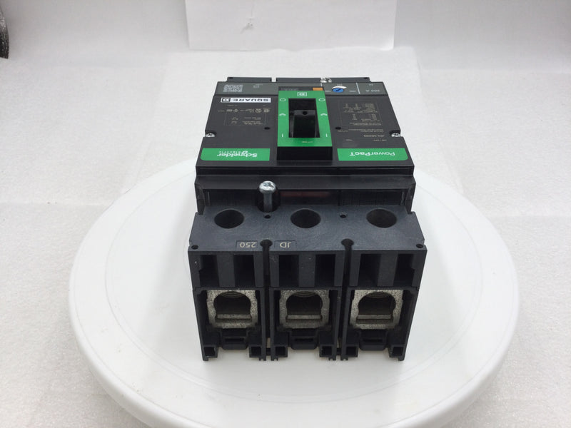 Square D JDL36200 200 Amp 3 Pole PowerPacT Circuit Breaker